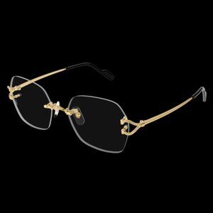 Cartier CT05640 COL 001 55/18 140MM 100% AUTHENTIC